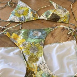 NWOT J. Crew Sunflower Bikini
